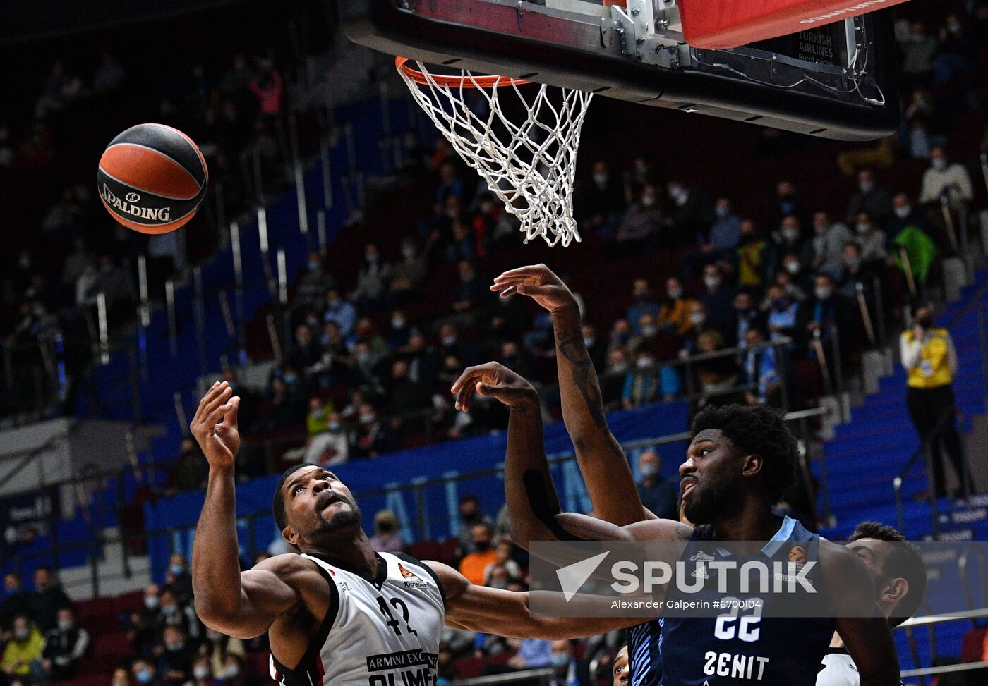Russia Basketball Euroleague Zenit - Olimpia