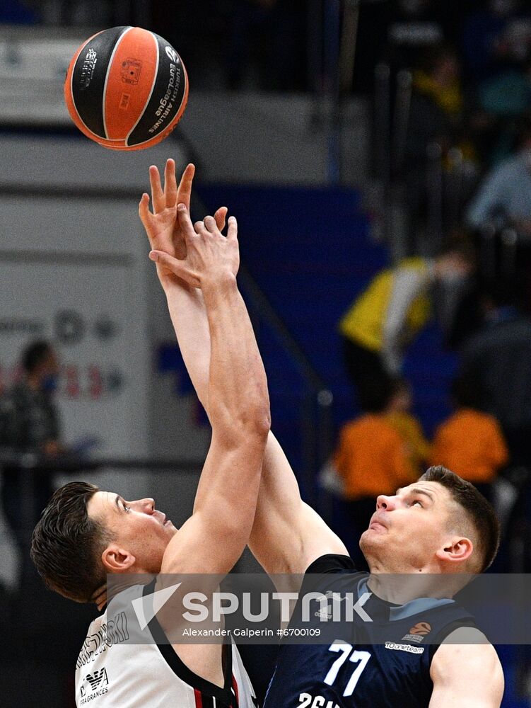 Russia Basketball Euroleague Zenit - Olimpia