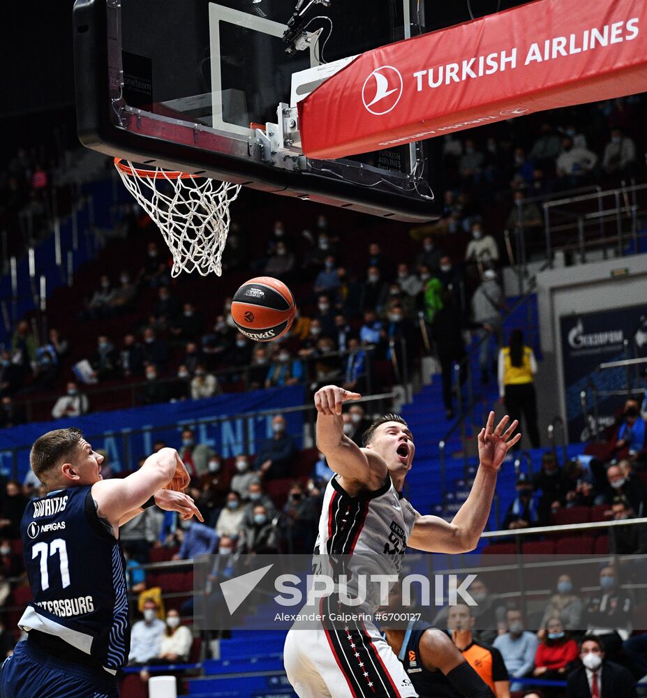 Russia Basketball Euroleague Zenit - Olimpia