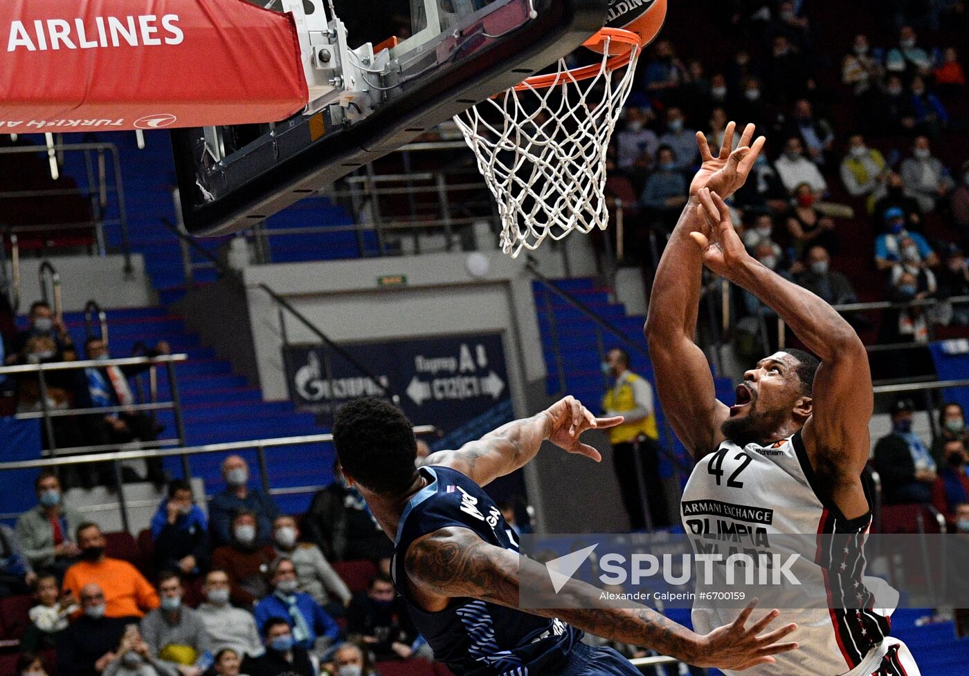 Russia Basketball Euroleague Zenit - Olimpia