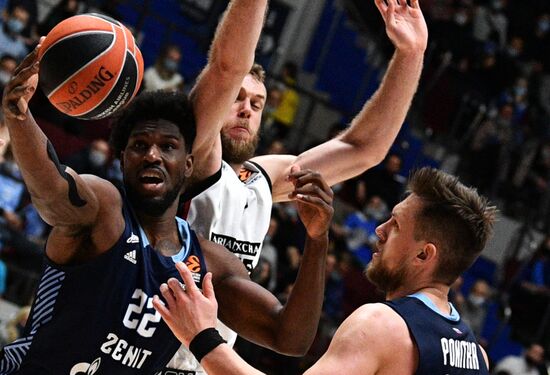 Russia Basketball Euroleague Zenit - Olimpia