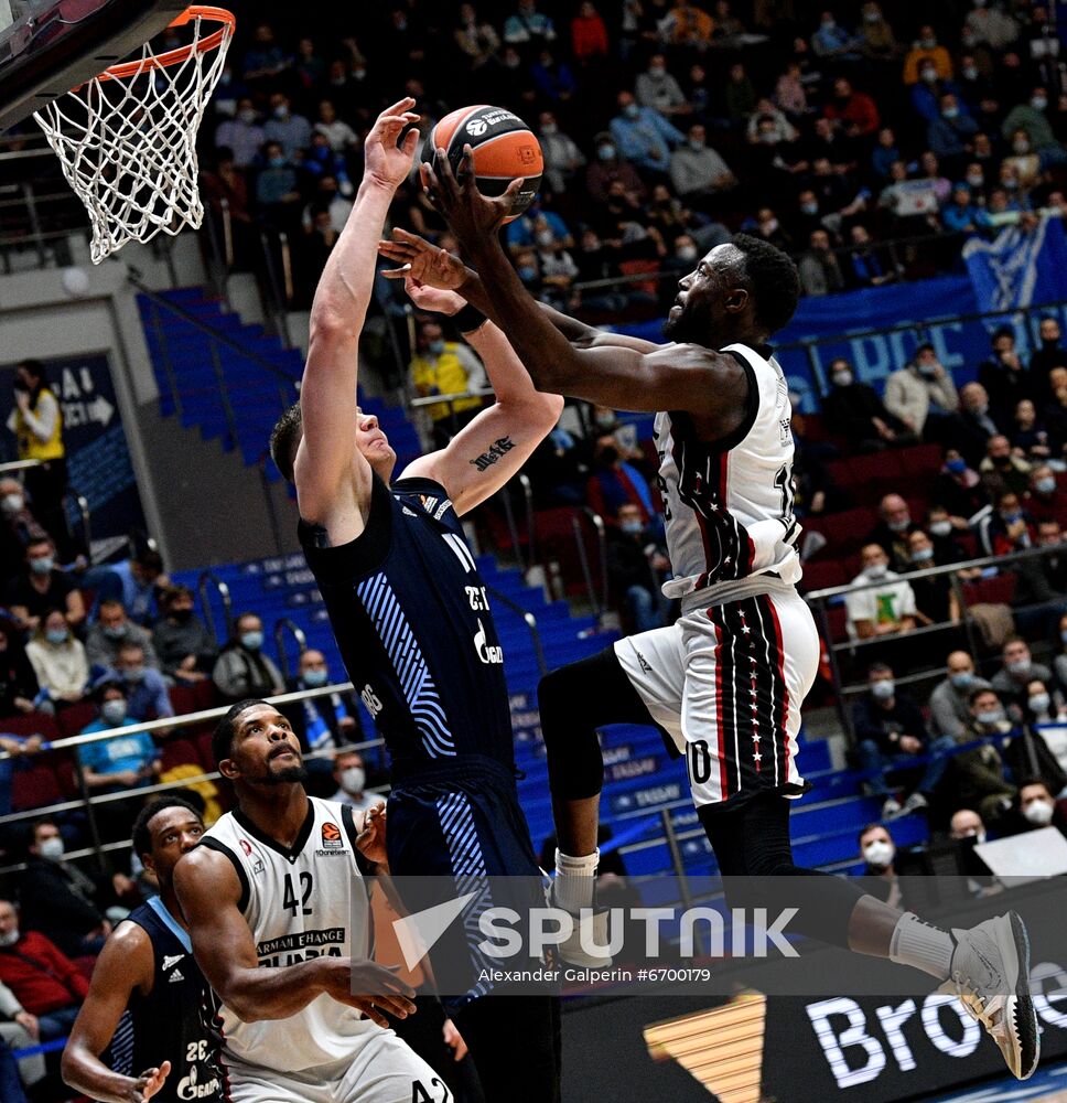 Russia Basketball Euroleague Zenit - Olimpia