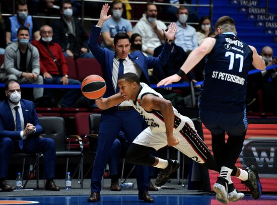 Russia Basketball Euroleague Zenit - Olimpia