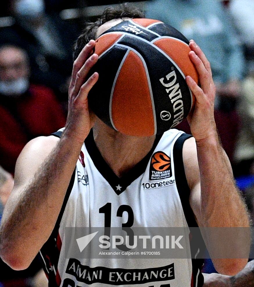 Russia Basketball Euroleague Zenit - Olimpia