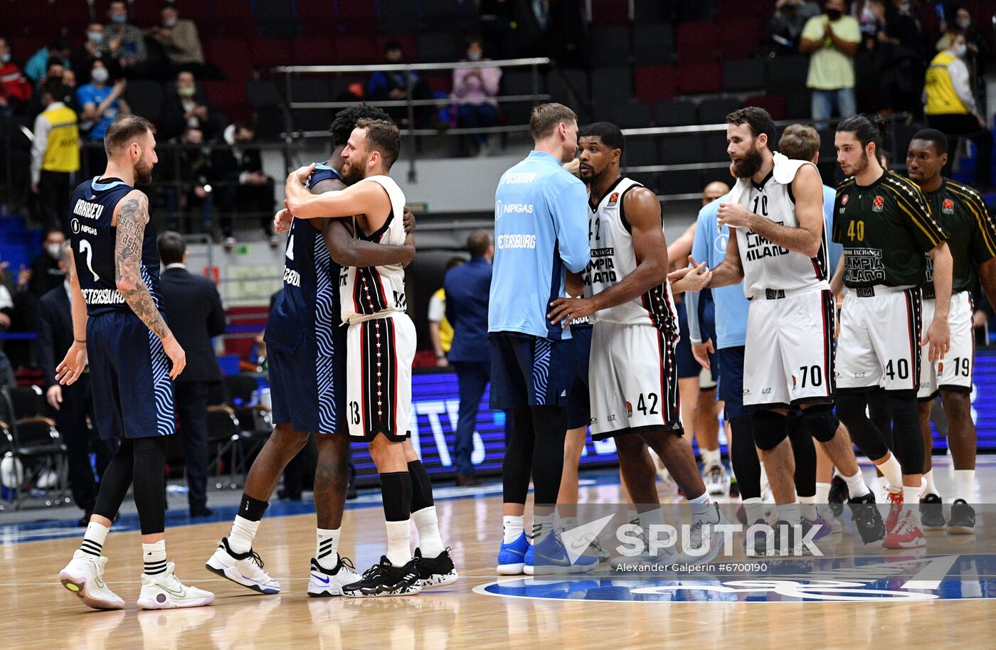 Russia Basketball Euroleague Zenit - Olimpia