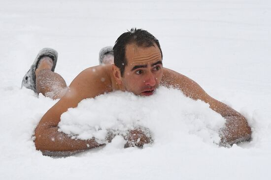 Russia Winter Swimming