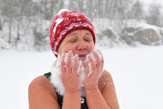 Russia Winter Swimming