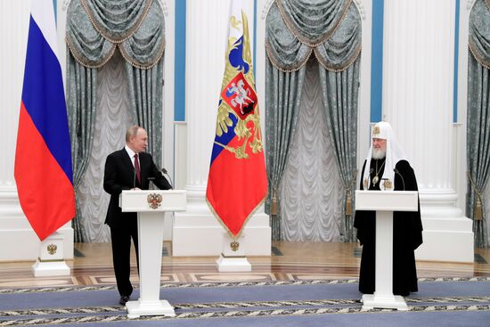 Russia Putin Patriarch