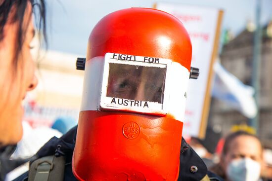 Austria Coronavirus Restrictions Protest