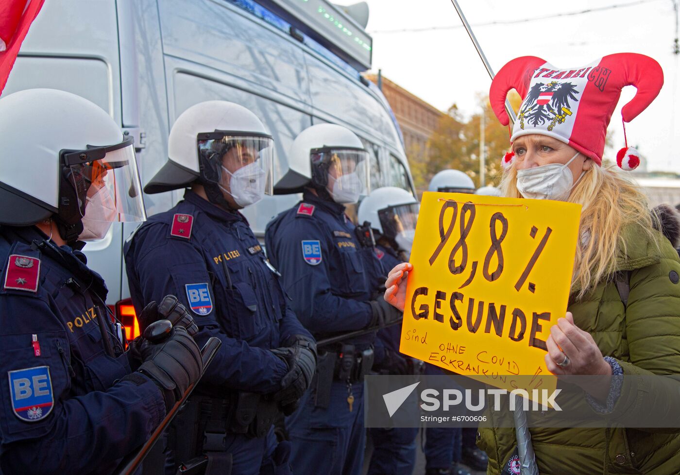 Austria Coronavirus Restrictions Protest