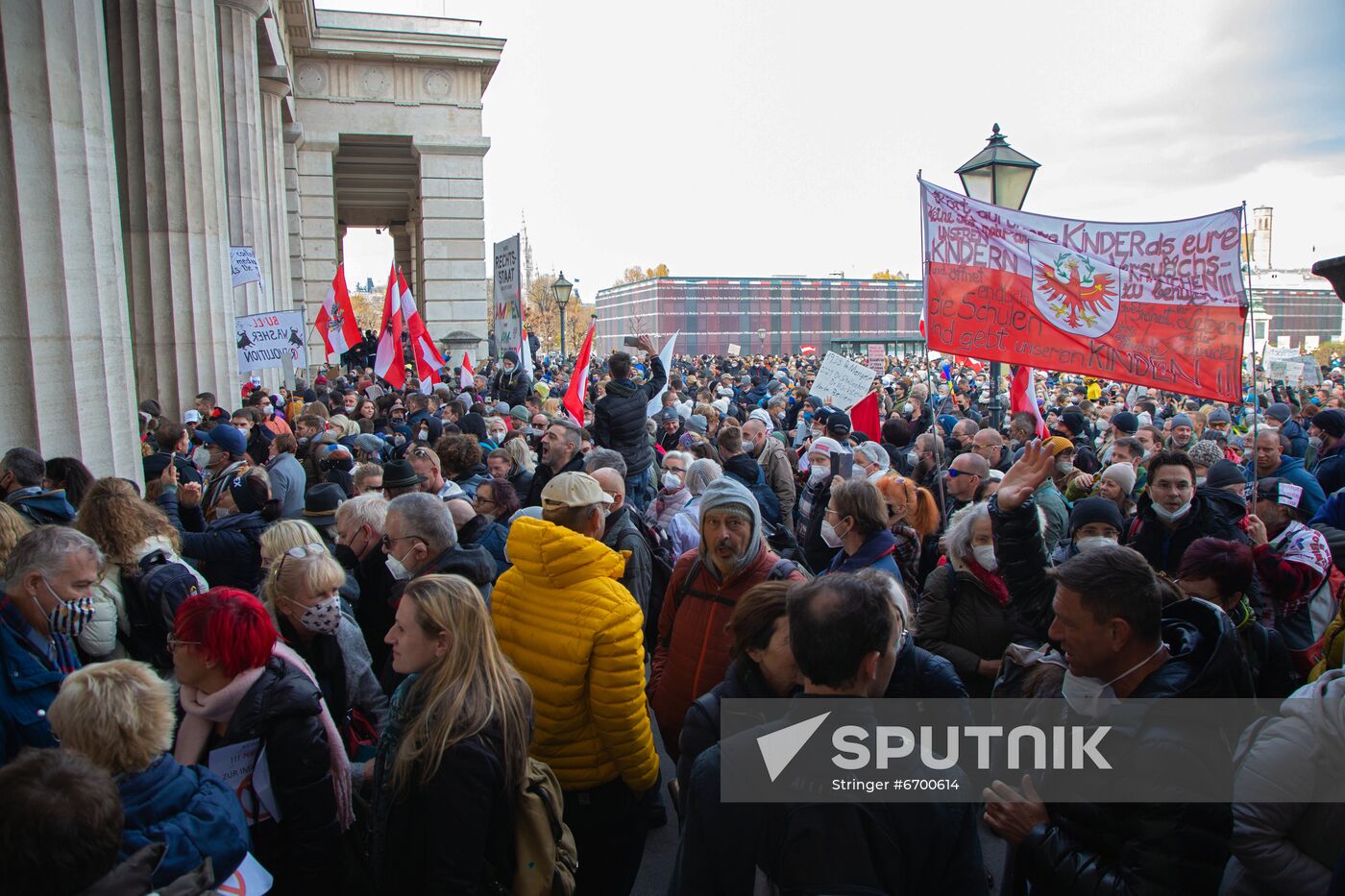 Austria Coronavirus Restrictions Protest