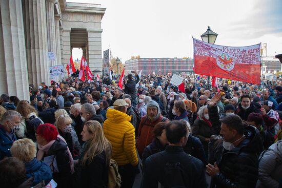 Austria Coronavirus Restrictions Protest