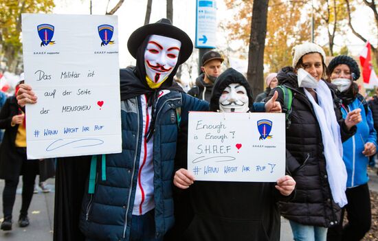 Austria Coronavirus Restrictions Protest
