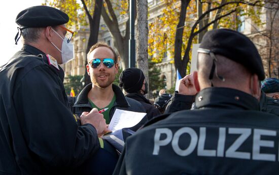 Austria Coronavirus Restrictions Protest