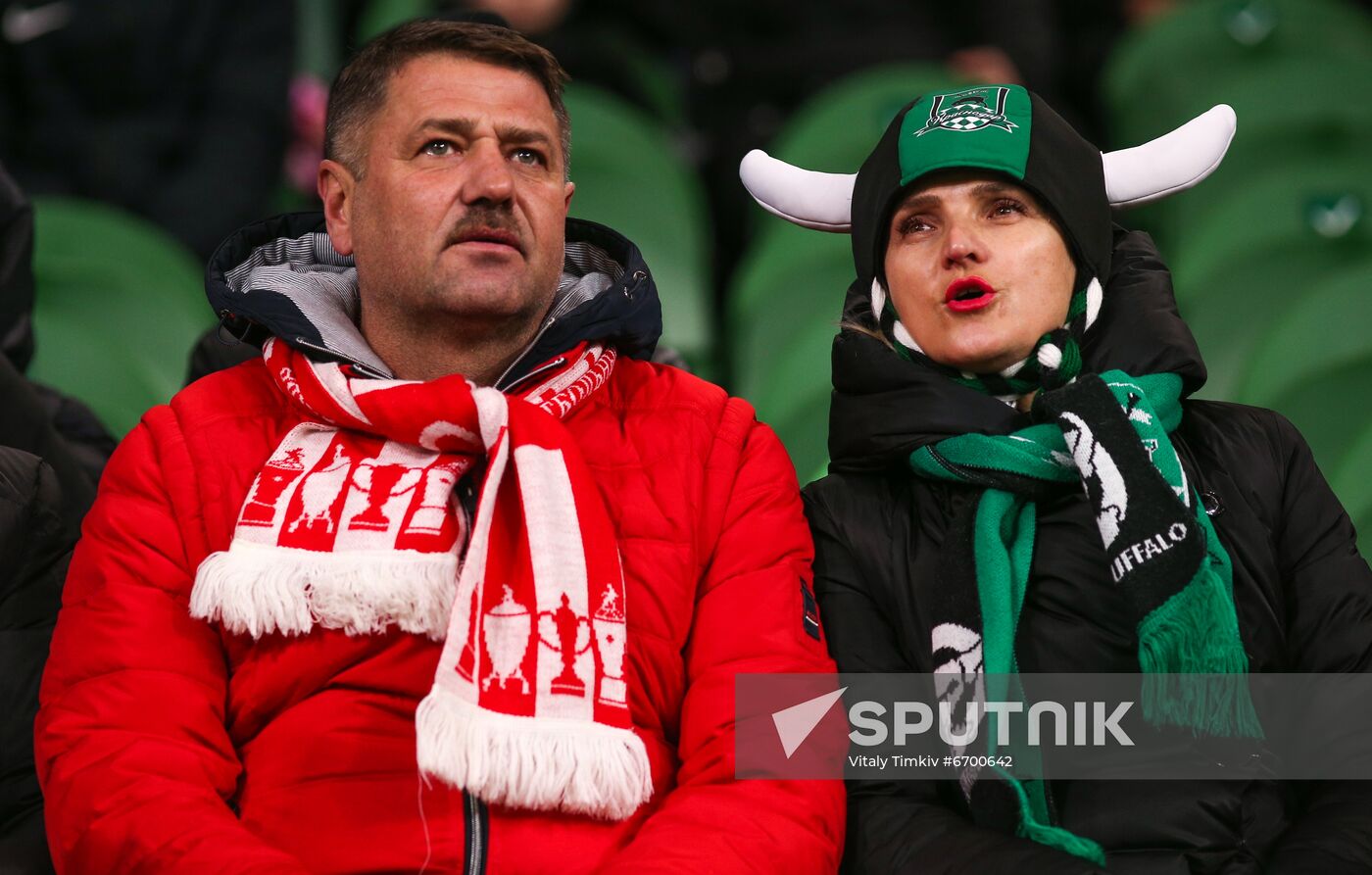 Russia Soccer Premier-League Krasnodar - Spartak