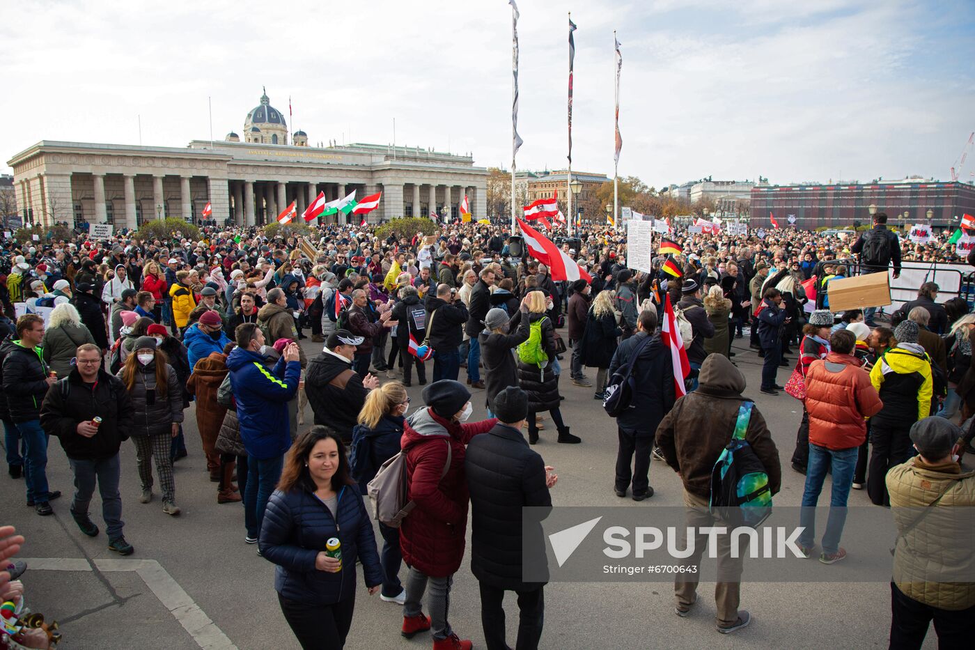 Austria Coronavirus Restrictions Protest