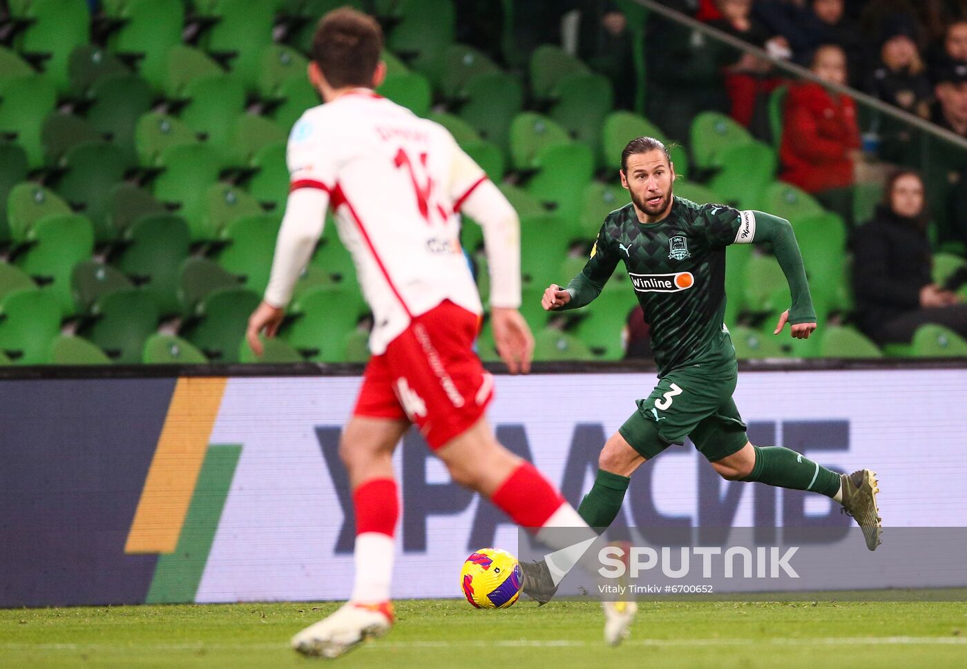 Russia Soccer Premier-League Krasnodar - Spartak