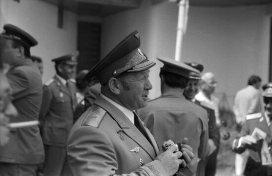 Soviet pilot and cosmonaut Alexei Leonov