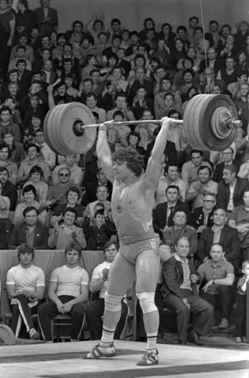 Weightlifter Yury Zakharevich