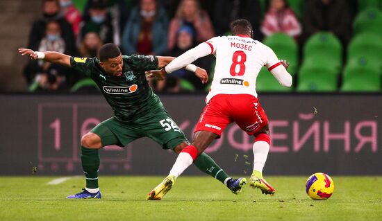 Russia Soccer Premier-League Krasnodar - Spartak