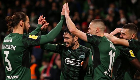 Russia Soccer Premier-League Krasnodar - Spartak