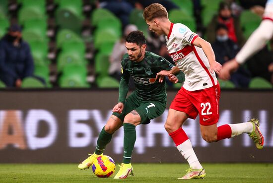 Russia Soccer Premier-League Krasnodar - Spartak