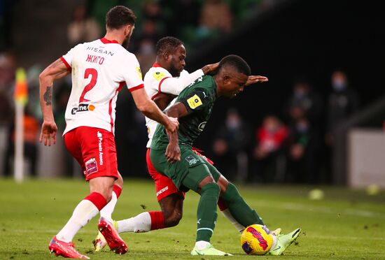 Russia Soccer Premier-League Krasnodar - Spartak