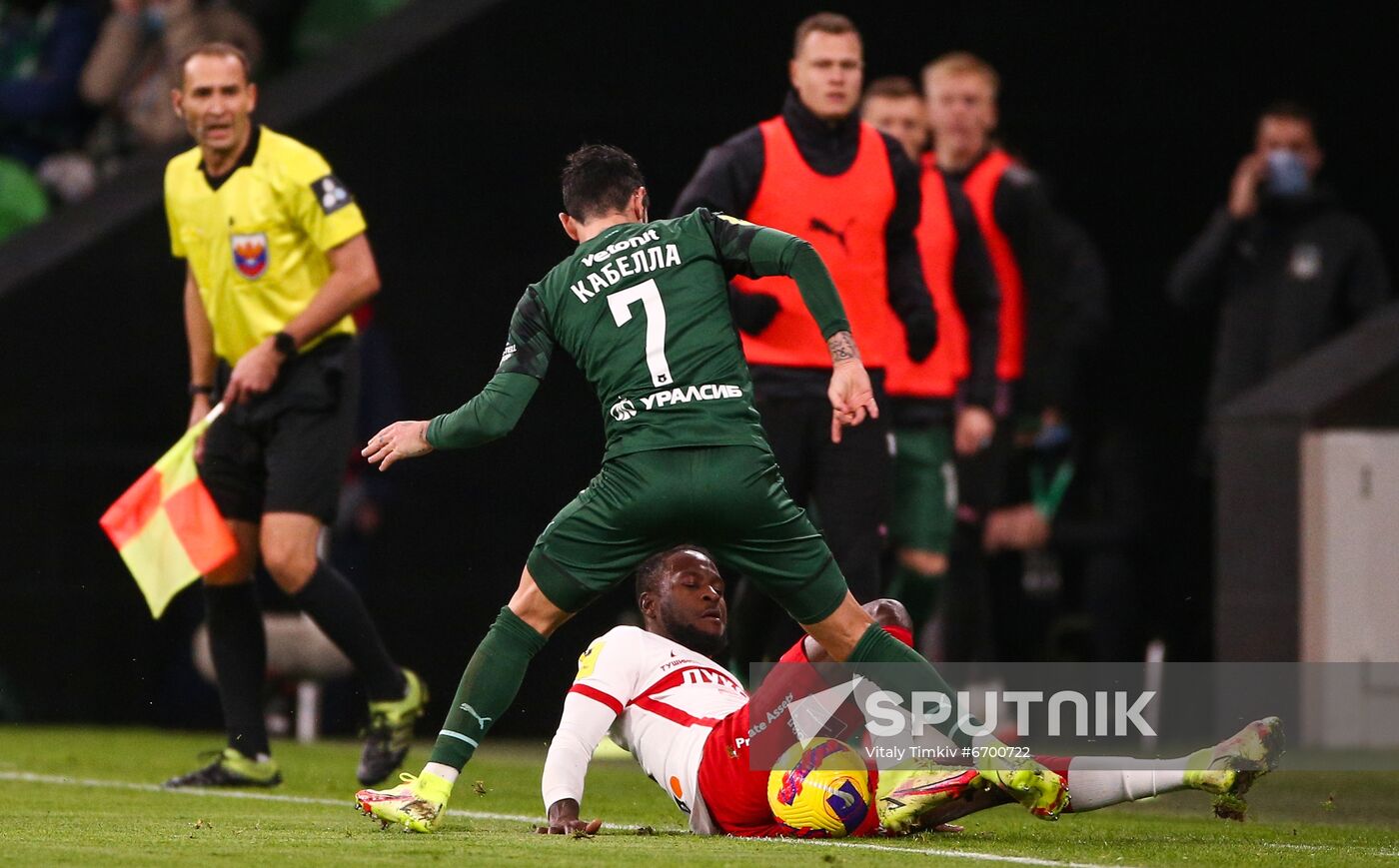 Russia Soccer Premier-League Krasnodar - Spartak