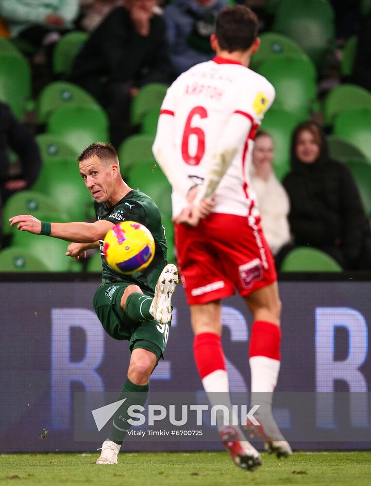 Russia Soccer Premier-League Krasnodar - Spartak