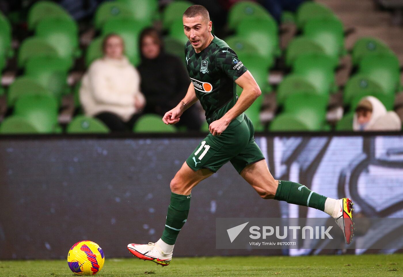 Russia Soccer Premier-League Krasnodar - Spartak