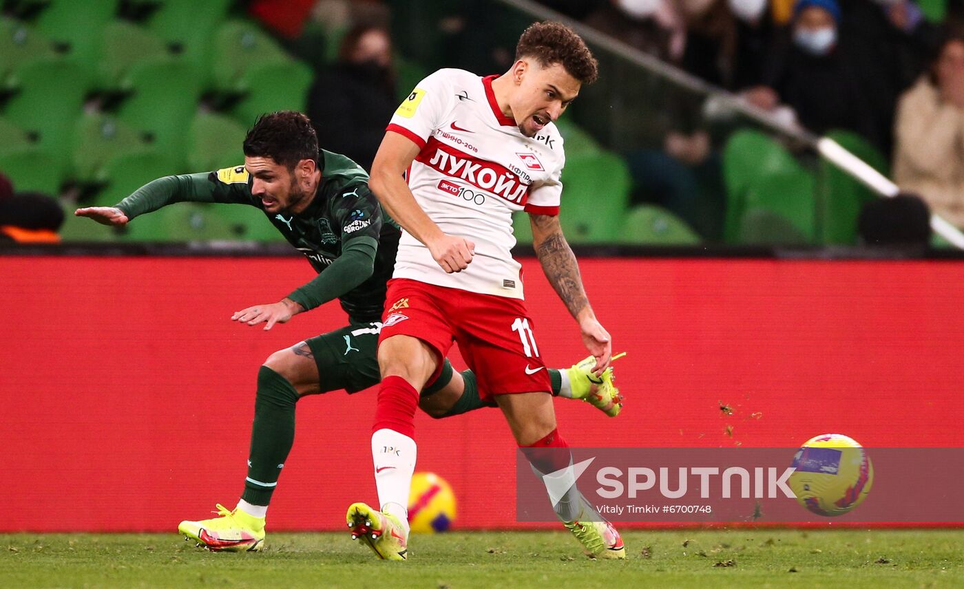 Russia Soccer Premier-League Krasnodar - Spartak