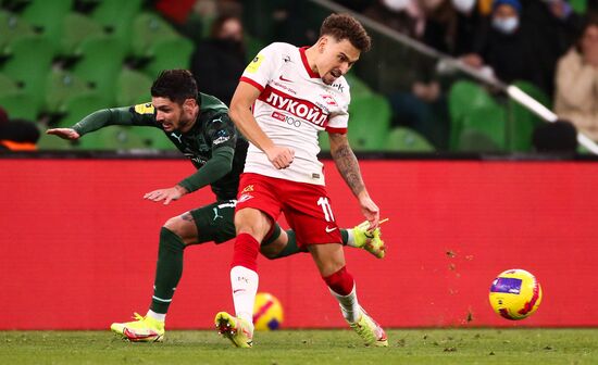 Russia Soccer Premier-League Krasnodar - Spartak