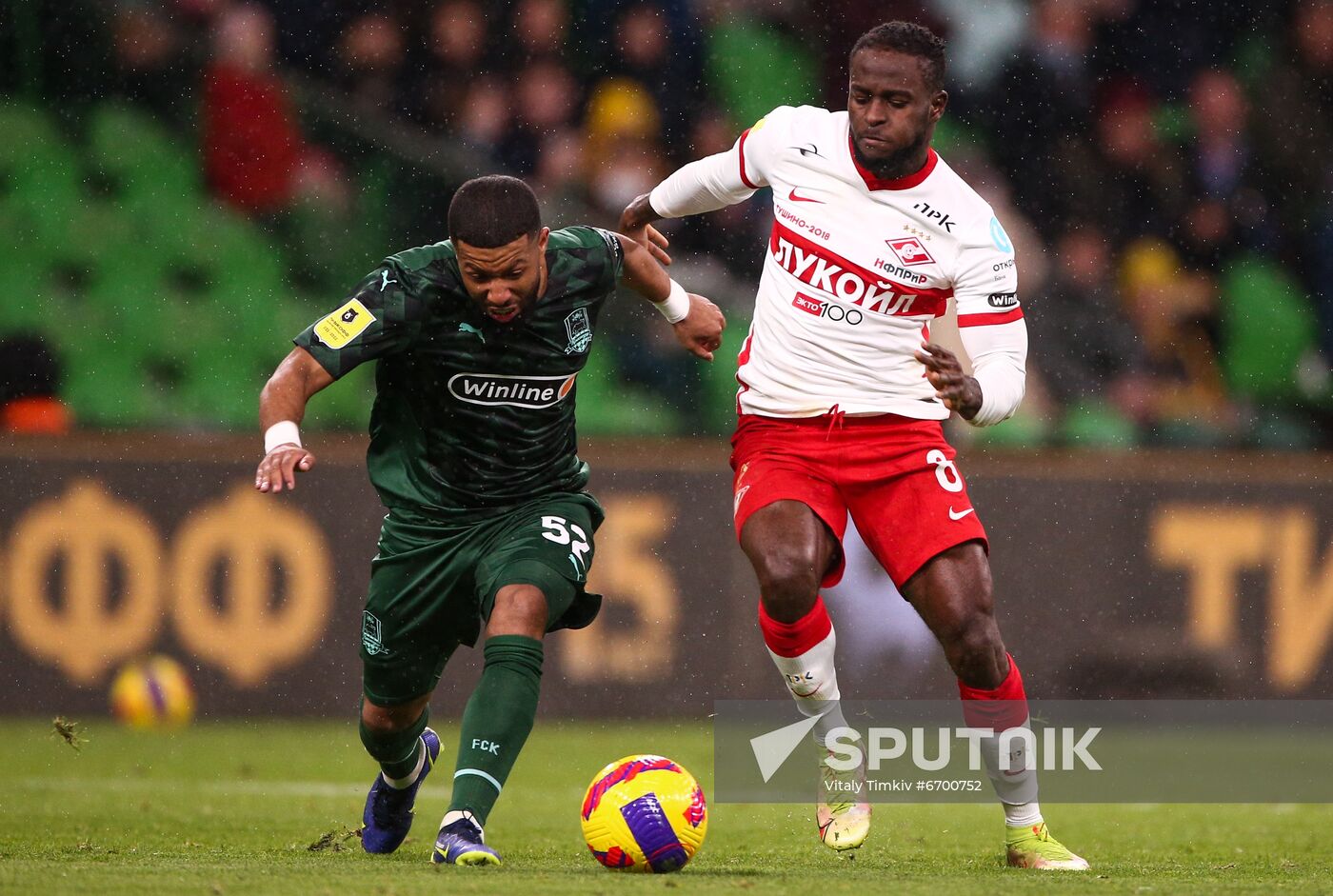 Russia Soccer Premier-League Krasnodar - Spartak