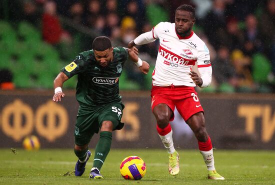 Russia Soccer Premier-League Krasnodar - Spartak