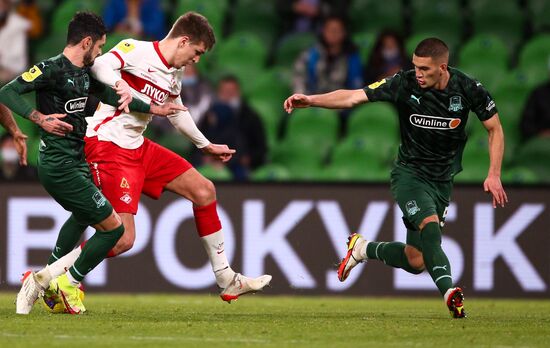 Russia Soccer Premier-League Krasnodar - Spartak