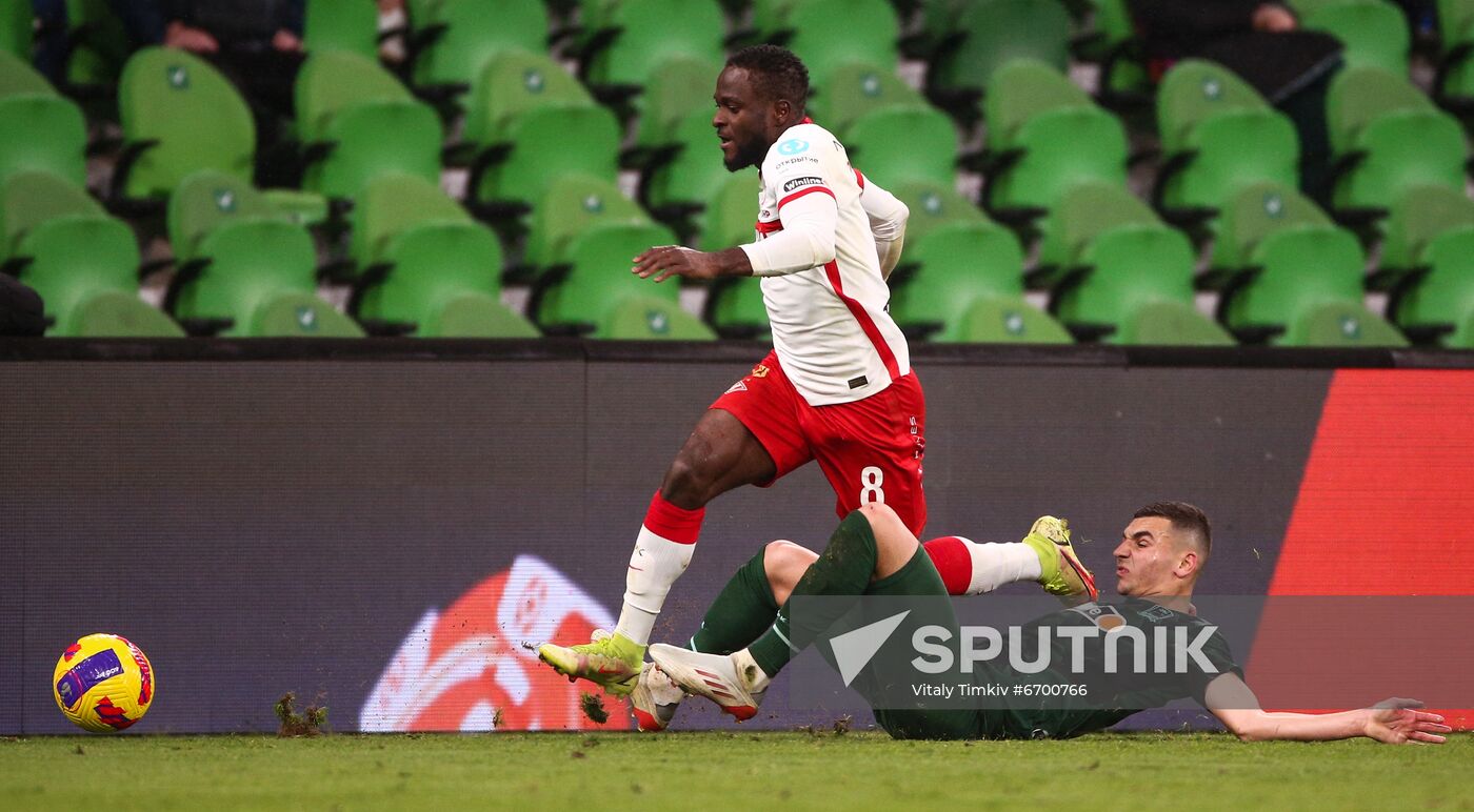 Russia Soccer Premier-League Krasnodar - Spartak