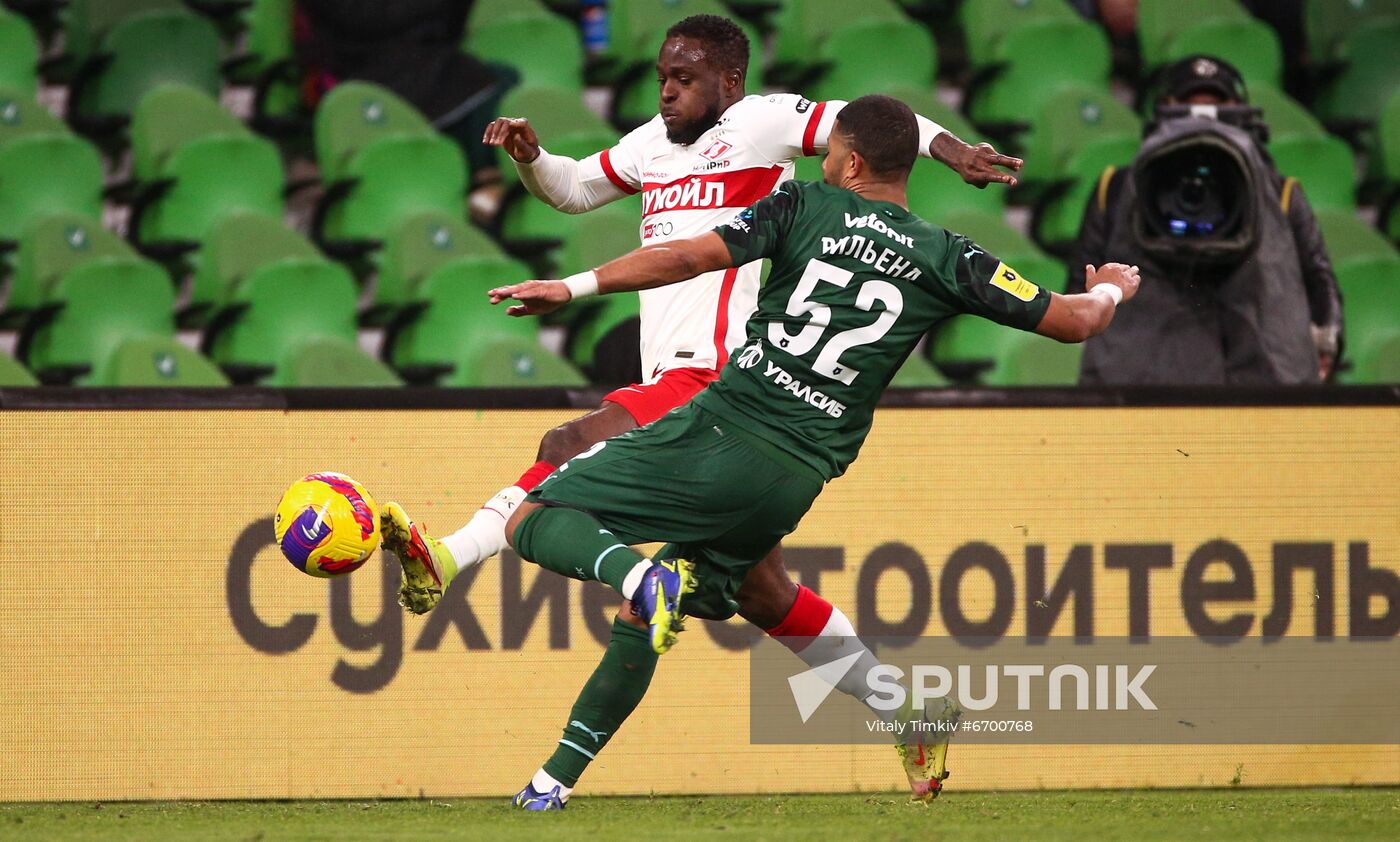 Russia Soccer Premier-League Krasnodar - Spartak