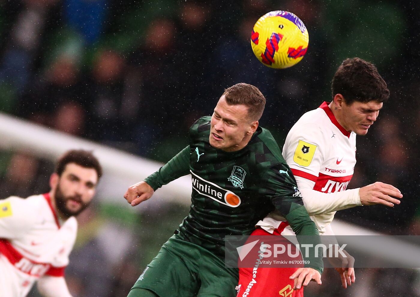 Russia Soccer Premier-League Krasnodar - Spartak