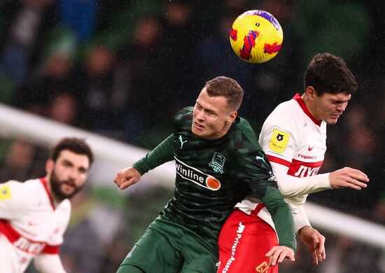 Russia Soccer Premier-League Krasnodar - Spartak