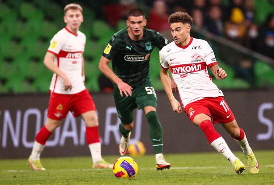 Russia Soccer Premier-League Krasnodar - Spartak