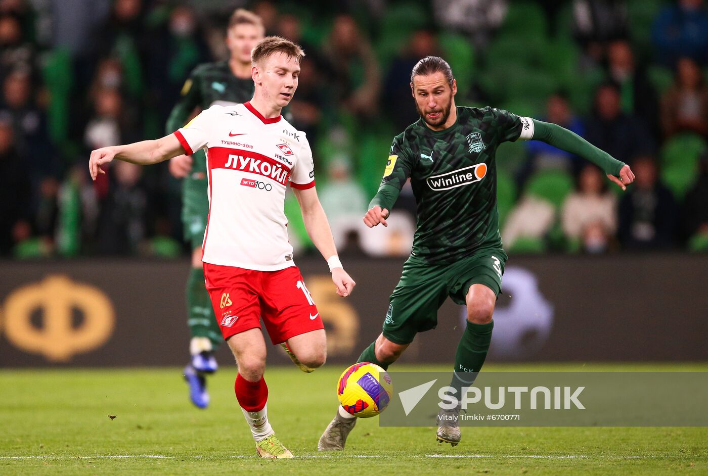 Russia Soccer Premier-League Krasnodar - Spartak