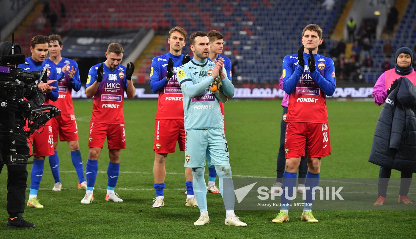 Russia Soccer Premier-League CSKA - Khimki