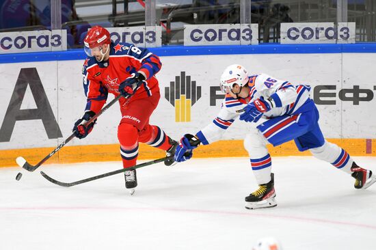 Russia Ice Hockey Kontinental League CSKA - SKA