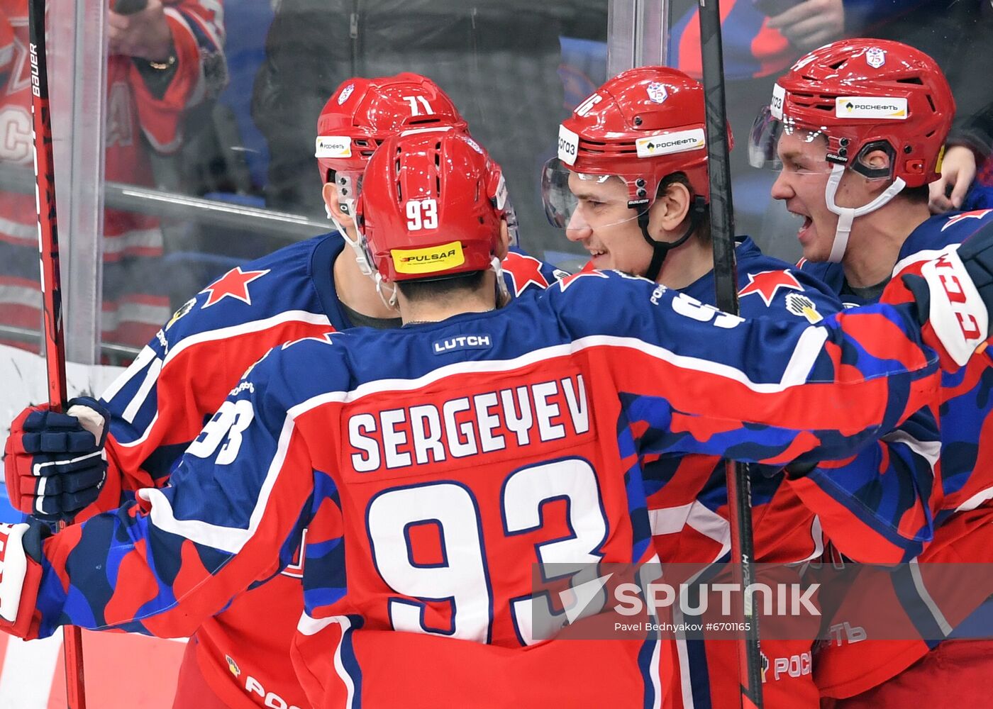 Russia Ice Hockey Kontinental League CSKA - SKA