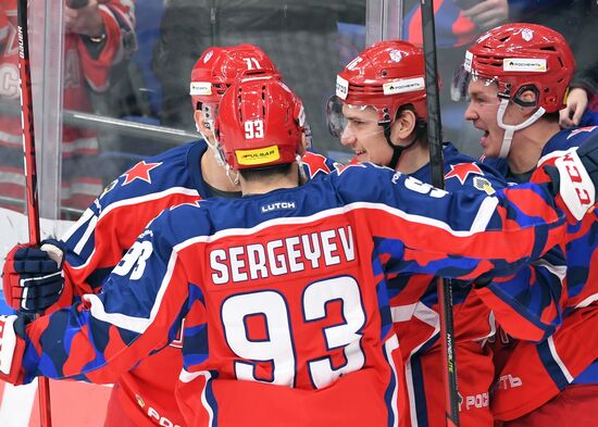 Russia Ice Hockey Kontinental League CSKA - SKA