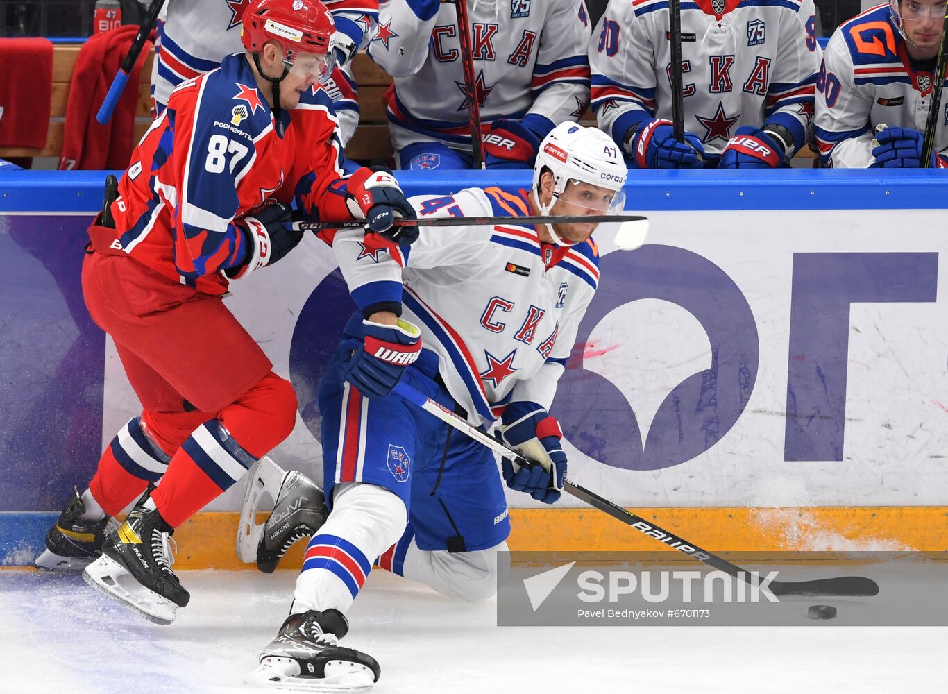 Russia Ice Hockey Kontinental League CSKA - SKA