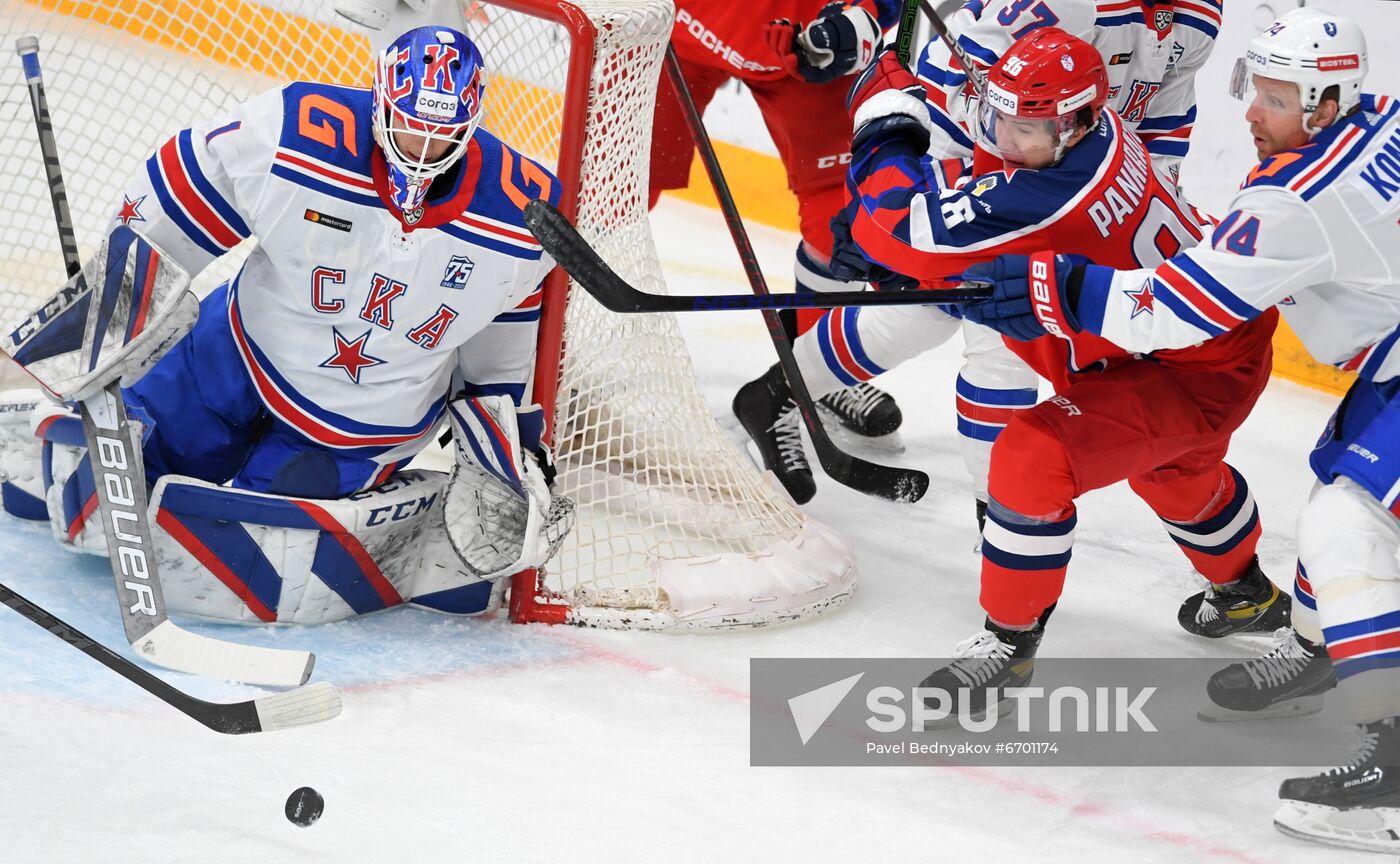 Russia Ice Hockey Kontinental League CSKA - SKA