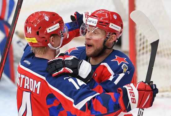 Russia Ice Hockey Kontinental League CSKA - SKA