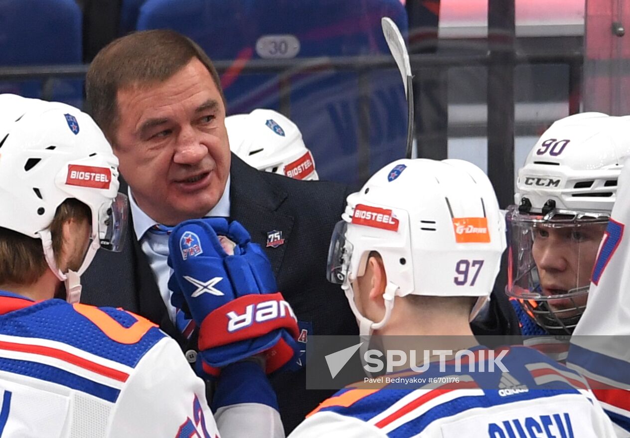 Russia Ice Hockey Kontinental League CSKA - SKA