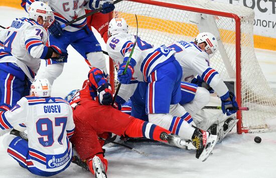 Russia Ice Hockey Kontinental League CSKA - SKA